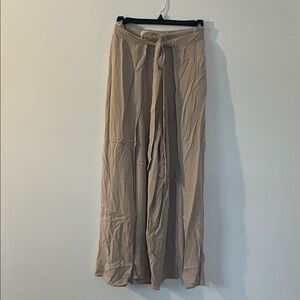 Lovestitch Tan Wide Leg Pants